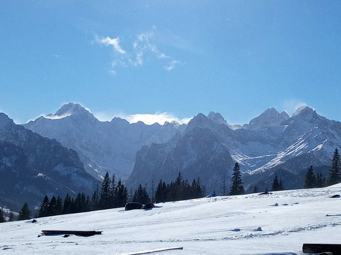 tatra mountains in the sun